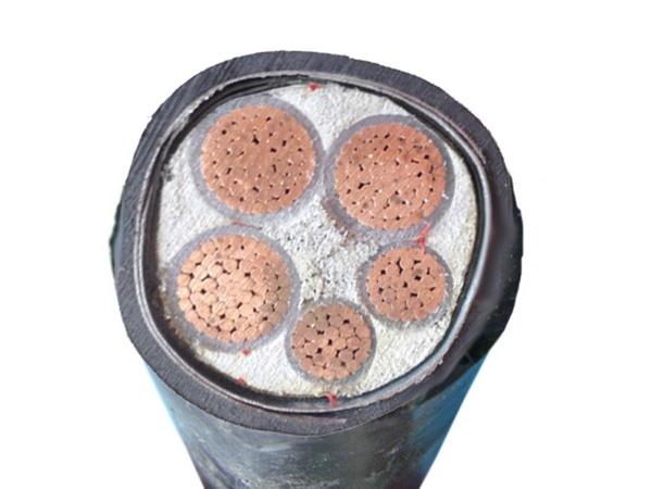 Low voltage armored power cable